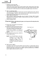 Preview for 18 page of Hitachi DH40MB Instruction Manual And Safety Instructions