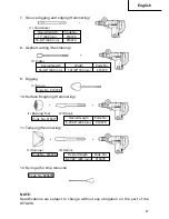 Preview for 21 page of Hitachi DH40MB Instruction Manual And Safety Instructions