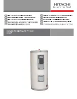 Preview for 1 page of Hitachi DHWT200E-2.5H1E Installation And Operation Manual