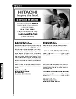 Preview for 88 page of Hitachi Director's P60X901 Operating Manual