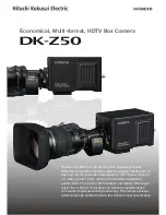 Hitachi DK-Z50 Specifications preview