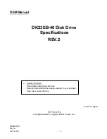 Hitachi DK23EB - Travelstar Series 20 GB Hard Drive Specifications preview