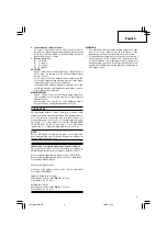 Preview for 9 page of Hitachi DM 20V Handling Instructions Manual