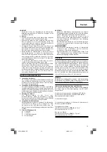 Preview for 13 page of Hitachi DM 20V Handling Instructions Manual