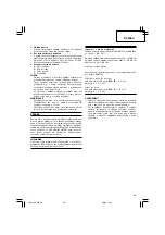 Preview for 31 page of Hitachi DM 20V Handling Instructions Manual