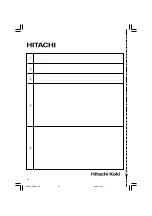 Preview for 44 page of Hitachi DM 20V Handling Instructions Manual