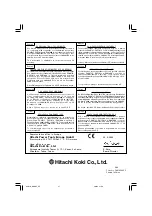 Preview for 48 page of Hitachi DM 20V Handling Instructions Manual