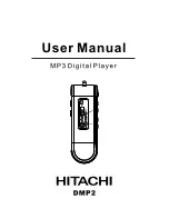 Предварительный просмотр 1 страницы Hitachi DMP2 User Manual