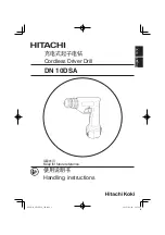 Hitachi DN 10DSA Handling Instructions Manual предпросмотр