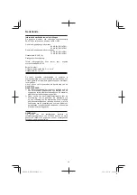 Preview for 34 page of Hitachi DN 14DSL Handling Instructions Manual