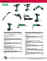 Hitachi Driver Drill Parts Manual предпросмотр