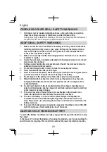 Предварительный просмотр 20 страницы Hitachi DS 10DAL Handling Instructions Manual