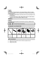 Предварительный просмотр 22 страницы Hitachi DS 10DAL Handling Instructions Manual