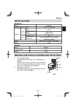 Предварительный просмотр 23 страницы Hitachi DS 10DAL Handling Instructions Manual