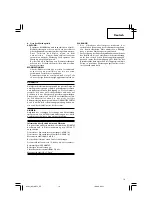 Предварительный просмотр 19 страницы Hitachi DS 10DFL Handling Instructions Manual