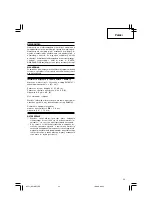 Предварительный просмотр 33 страницы Hitachi DS 10DFL Handling Instructions Manual