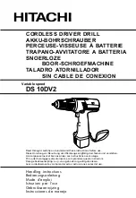 Hitachi DS 10DV2 Handling Instructions Manual предпросмотр