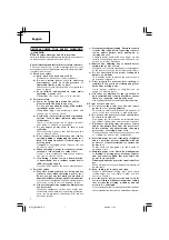 Предварительный просмотр 8 страницы Hitachi DS 12DM Handling Instructions Manual