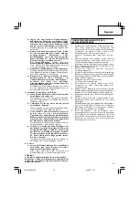 Предварительный просмотр 17 страницы Hitachi DS 12DM Handling Instructions Manual