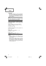 Предварительный просмотр 66 страницы Hitachi DS 12DM Handling Instructions Manual