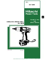 Hitachi DS 12DM Technical Data And Service Manual предпросмотр