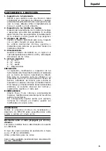 Preview for 47 page of Hitachi DS 12DVB Handling Instructions Manual