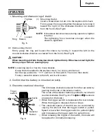 Предварительный просмотр 17 страницы Hitachi DS 12DVF Safety Instructions And Instruction Manual