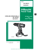 Hitachi DS 12DVF3 Technical Data And Service Manual предпросмотр