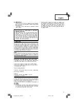 Preview for 13 page of Hitachi DS 14 DJ L Handling Instructions Manual