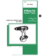 Предварительный просмотр 1 страницы Hitachi DS 14DAL Technical Data And Service Manual