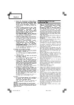 Предварительный просмотр 18 страницы Hitachi DS 14DBL Handling Instructions Manual