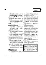 Предварительный просмотр 25 страницы Hitachi DS 14DBL Handling Instructions Manual