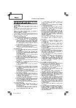 Предварительный просмотр 48 страницы Hitachi DS 14DBL Handling Instructions Manual