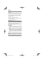 Предварительный просмотр 24 страницы Hitachi DS 14DCL Handling Instructions Manual