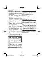 Предварительный просмотр 100 страницы Hitachi DS 14DCL Handling Instructions Manual