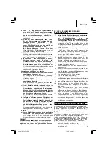 Предварительный просмотр 19 страницы Hitachi DS 14DFL Handling Instructions Manual