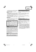 Предварительный просмотр 27 страницы Hitachi DS 14DFL Handling Instructions Manual