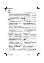 Предварительный просмотр 54 страницы Hitachi DS 14DFL Handling Instructions Manual