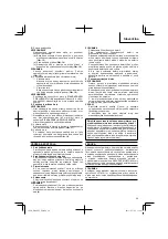 Предварительный просмотр 99 страницы Hitachi DS 14DFL Handling Instructions Manual