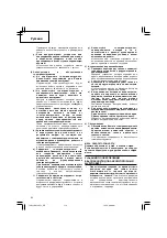 Предварительный просмотр 112 страницы Hitachi DS 14DFL Handling Instructions Manual