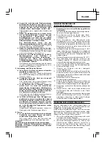 Предварительный просмотр 19 страницы Hitachi DS 14DL Handling Instructions Manual