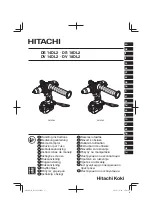 Предварительный просмотр 1 страницы Hitachi DS 14DL2 Handling Instructions Manual