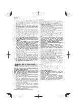 Предварительный просмотр 10 страницы Hitachi DS 14DL2 Handling Instructions Manual