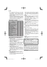 Предварительный просмотр 62 страницы Hitachi DS 14DL2 Handling Instructions Manual