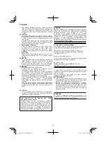 Preview for 20 page of Hitachi DS 14DSAL Handling Instructions Manual