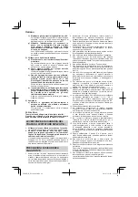 Preview for 22 page of Hitachi DS 14DSAL Handling Instructions Manual