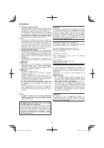 Preview for 32 page of Hitachi DS 14DSAL Handling Instructions Manual