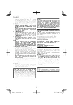 Preview for 38 page of Hitachi DS 14DSAL Handling Instructions Manual