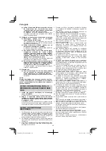 Preview for 40 page of Hitachi DS 14DSAL Handling Instructions Manual