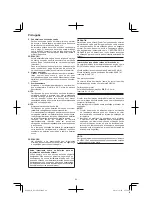 Preview for 44 page of Hitachi DS 14DSAL Handling Instructions Manual